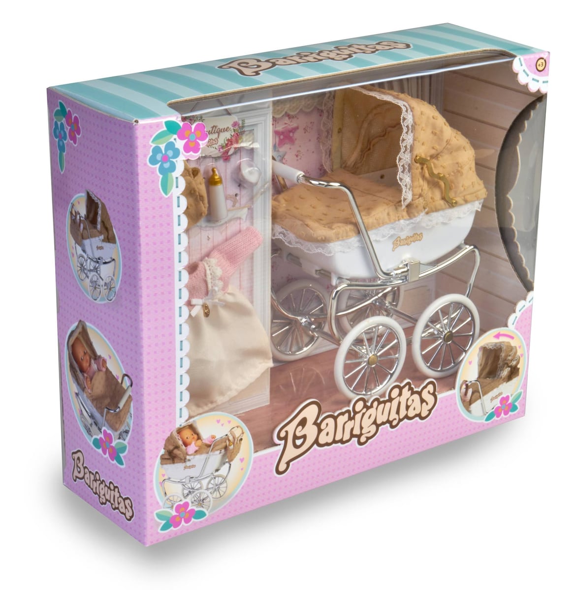 Accesorio para muñeca bebé Carrito Barriguitas Pram BARRIGUITAS