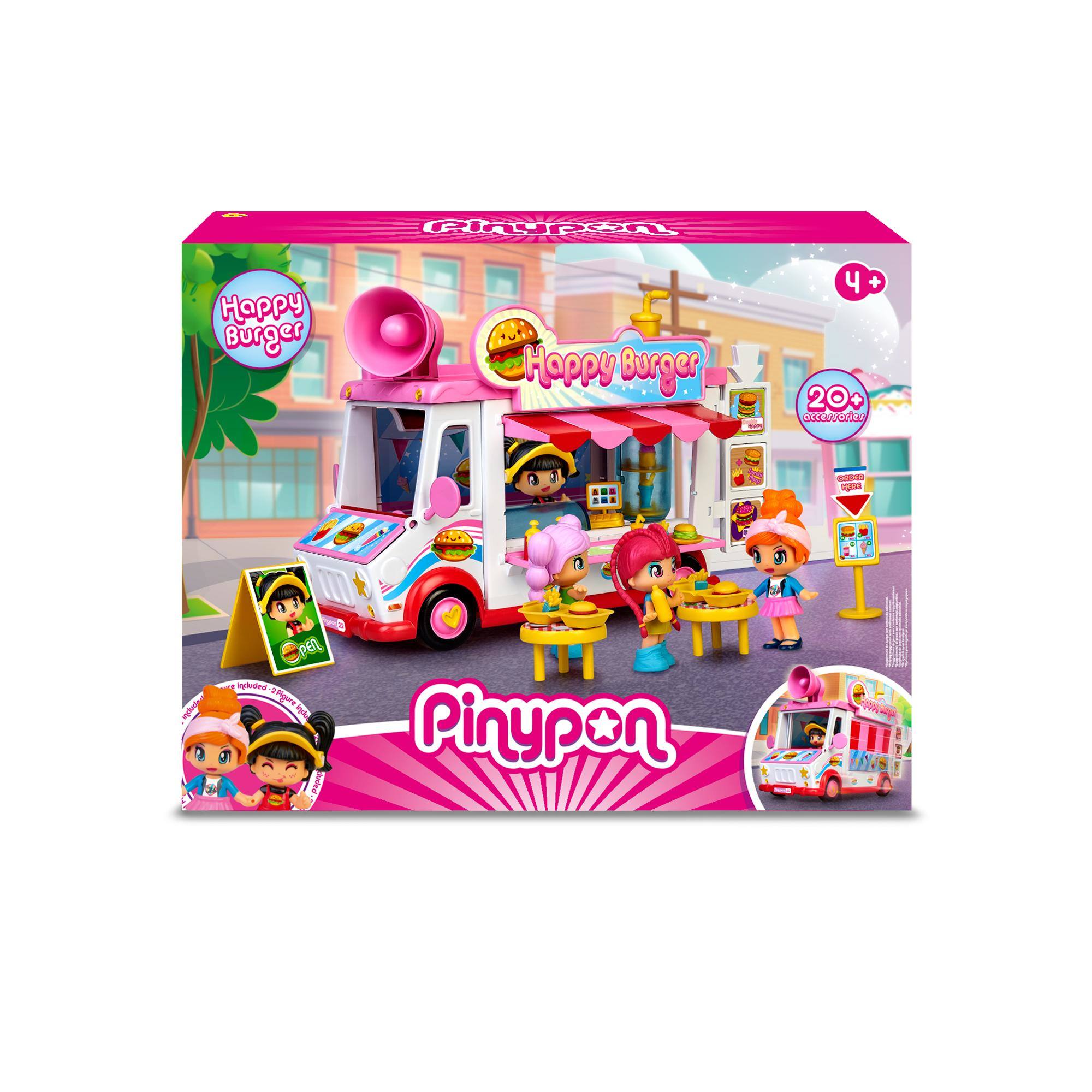 Pinypon Happy Burger With Extra Figure 2