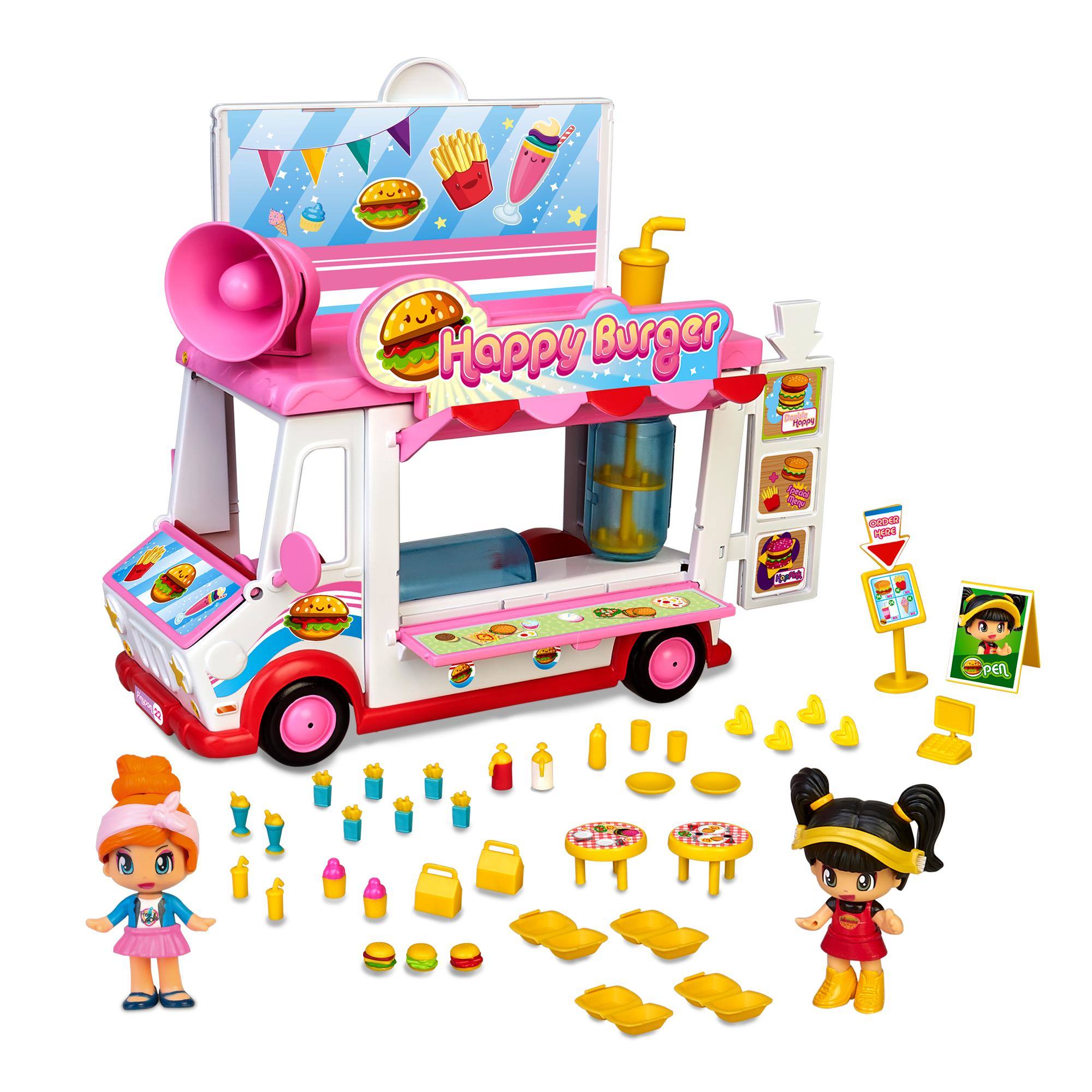 Pinypon Happy Burger With Extra Figure 3