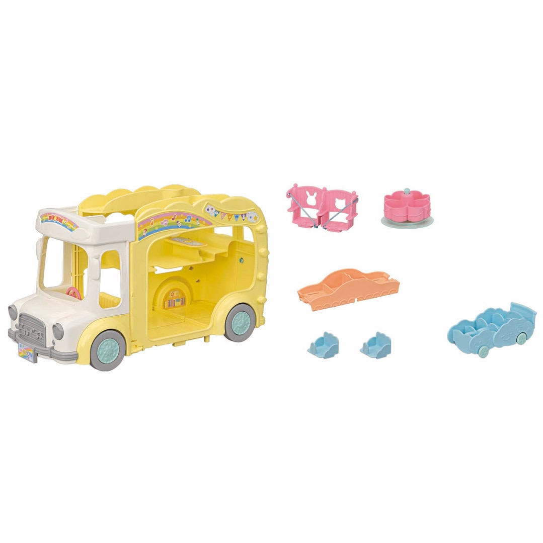 Autobús arcoiris de la Guardería Sylvanian Families 2