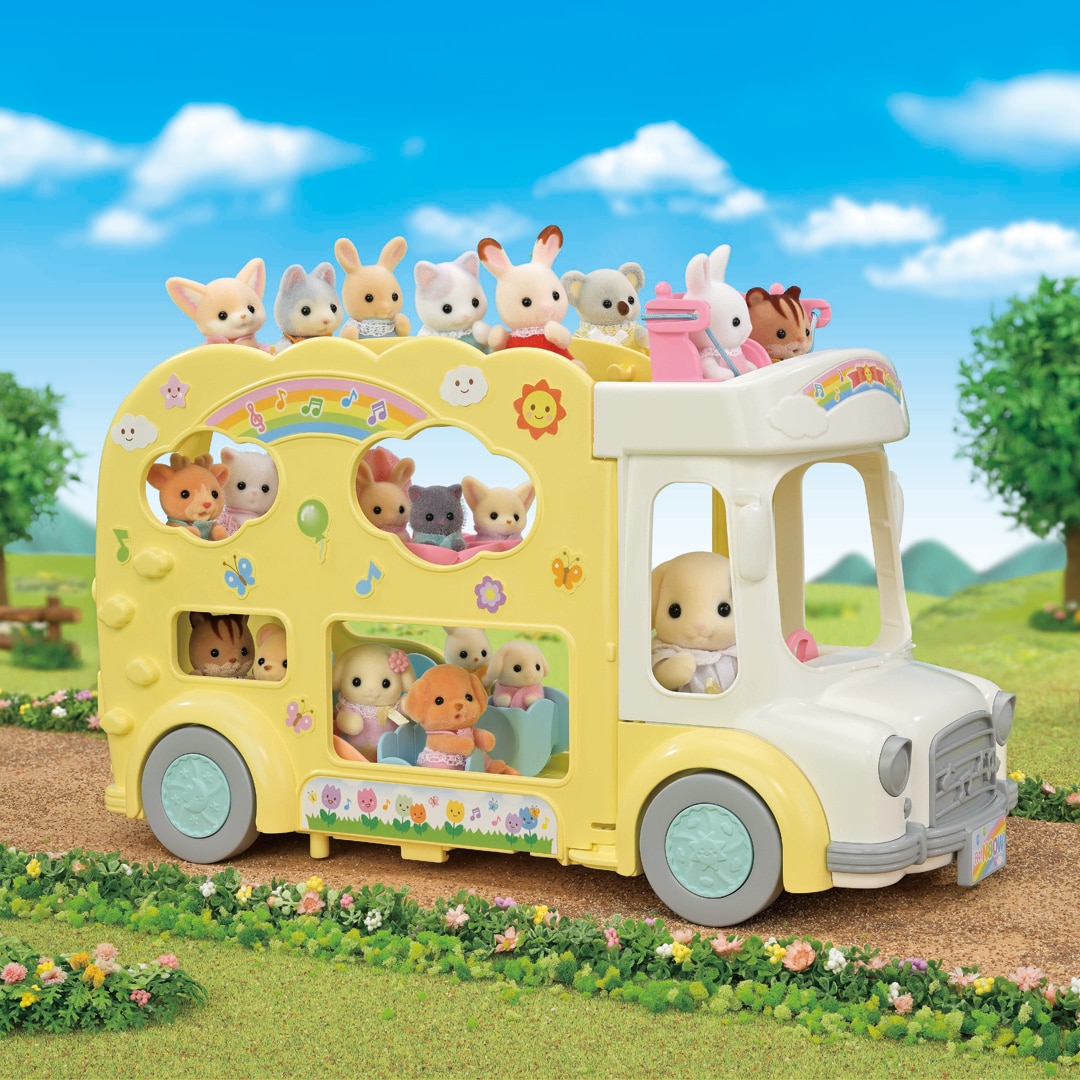 Autobús arcoiris de la Guardería Sylvanian Families 4