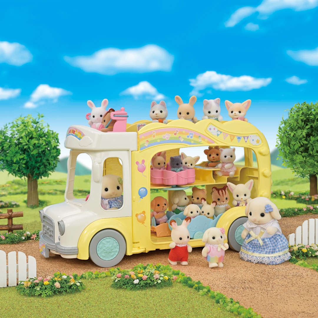Autobús arcoiris de la Guardería Sylvanian Families 5