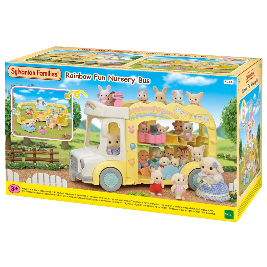 Autobús arcoiris de la Guardería Sylvanian Families 7