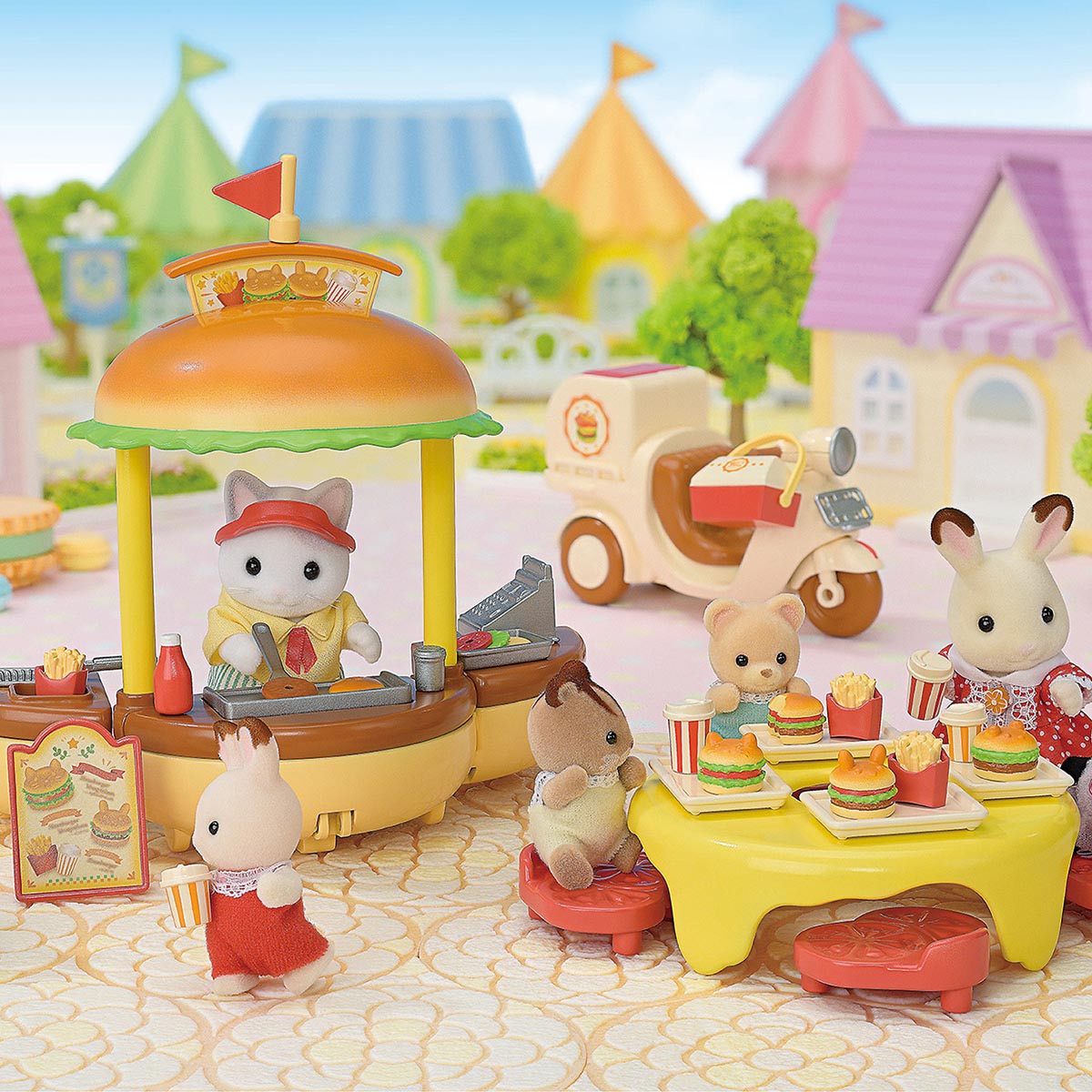 Puesto de Hamburguesas Sylvanian Families 3