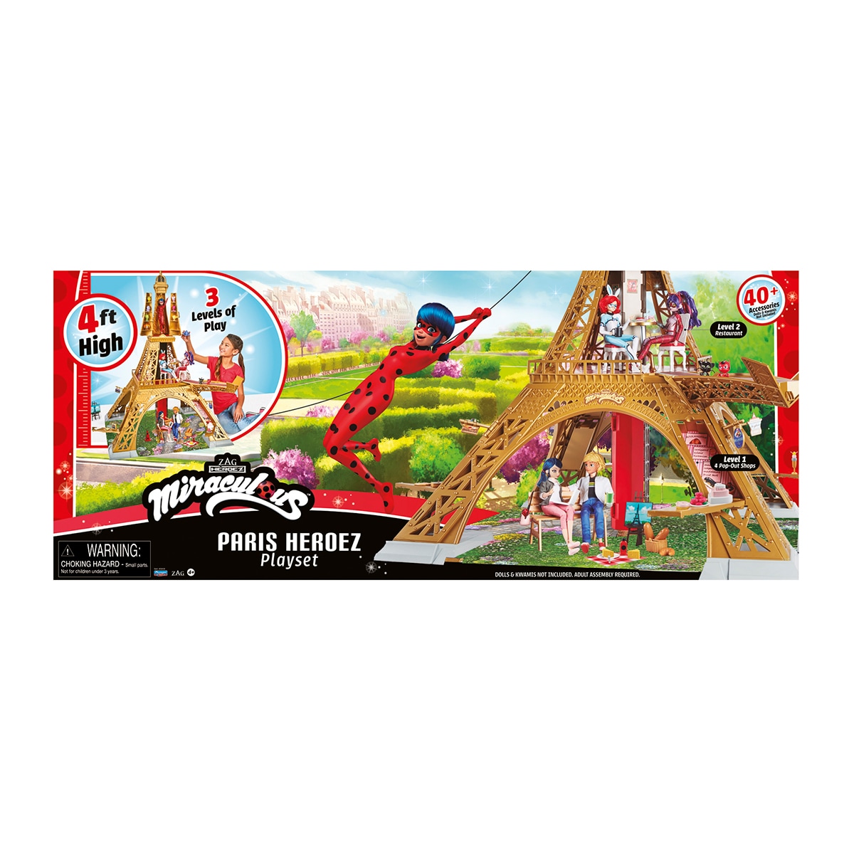 Playset Torre Eiffel Miraculous Heroez 1