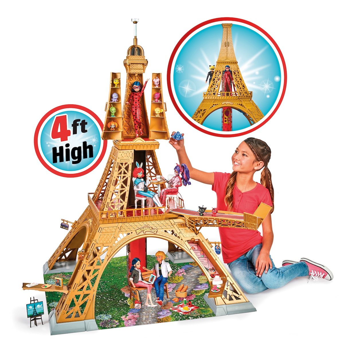 Playset Torre Eiffel Miraculous Heroez 2
