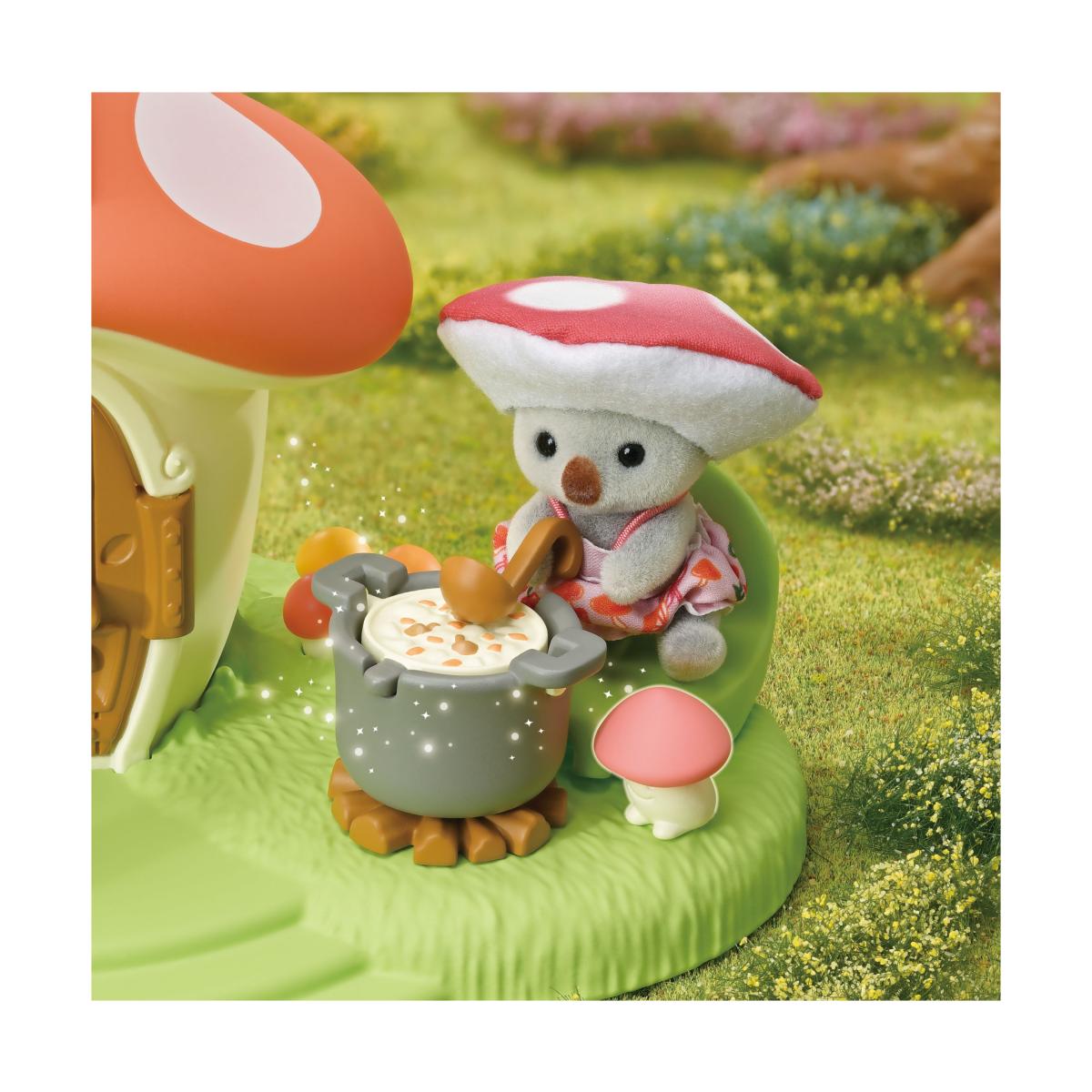 Mini muñecas mini mundos Casa del Hada de las Setas Sylvanian Families Epoch 5