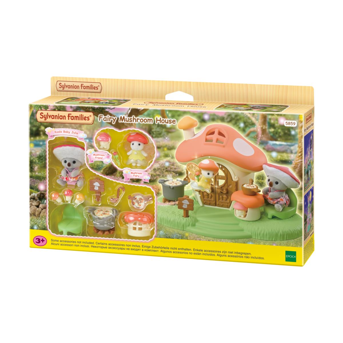 Mini muñecas mini mundos Casa del Hada de las Setas Sylvanian Families Epoch 9
