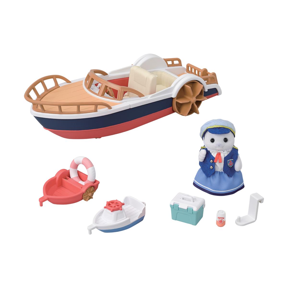 Mini muñecas mini mundos Lancha de Amora - mamá Foca Sylvanian Families Epoch 1