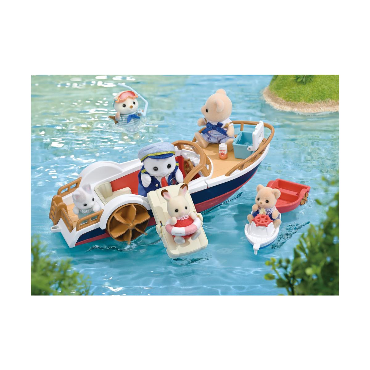 Mini muñecas mini mundos Lancha de Amora - mamá Foca Sylvanian Families Epoch 6