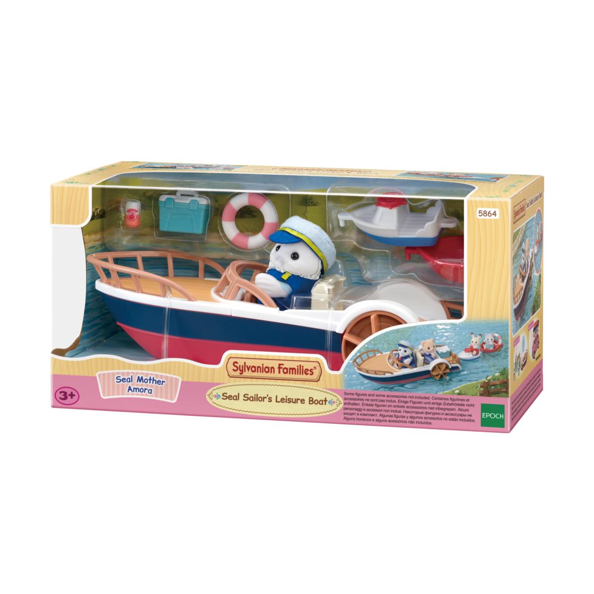 Mini muñecas mini mundos Lancha de Amora - mamá Foca Sylvanian Families Epoch 8