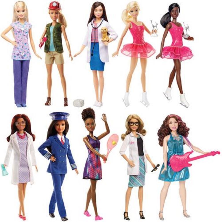 Imagen 0 de Barbie Quiero Ser, surtido de muñecas profesiones con accesorios