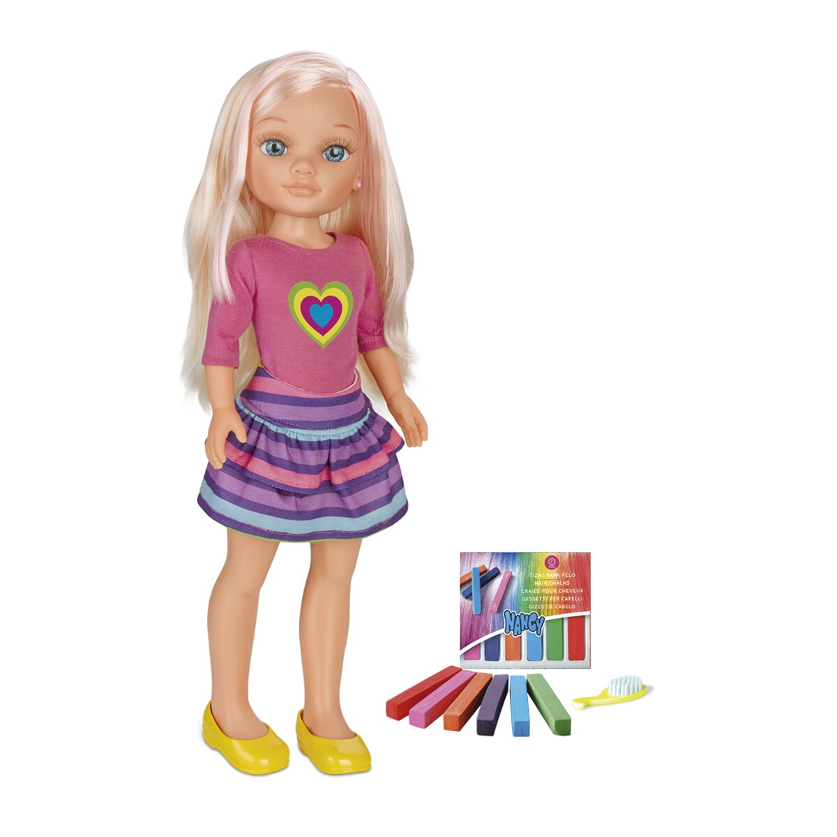 Nancy – Muñeca Nancy, un día haciendo mechas.
