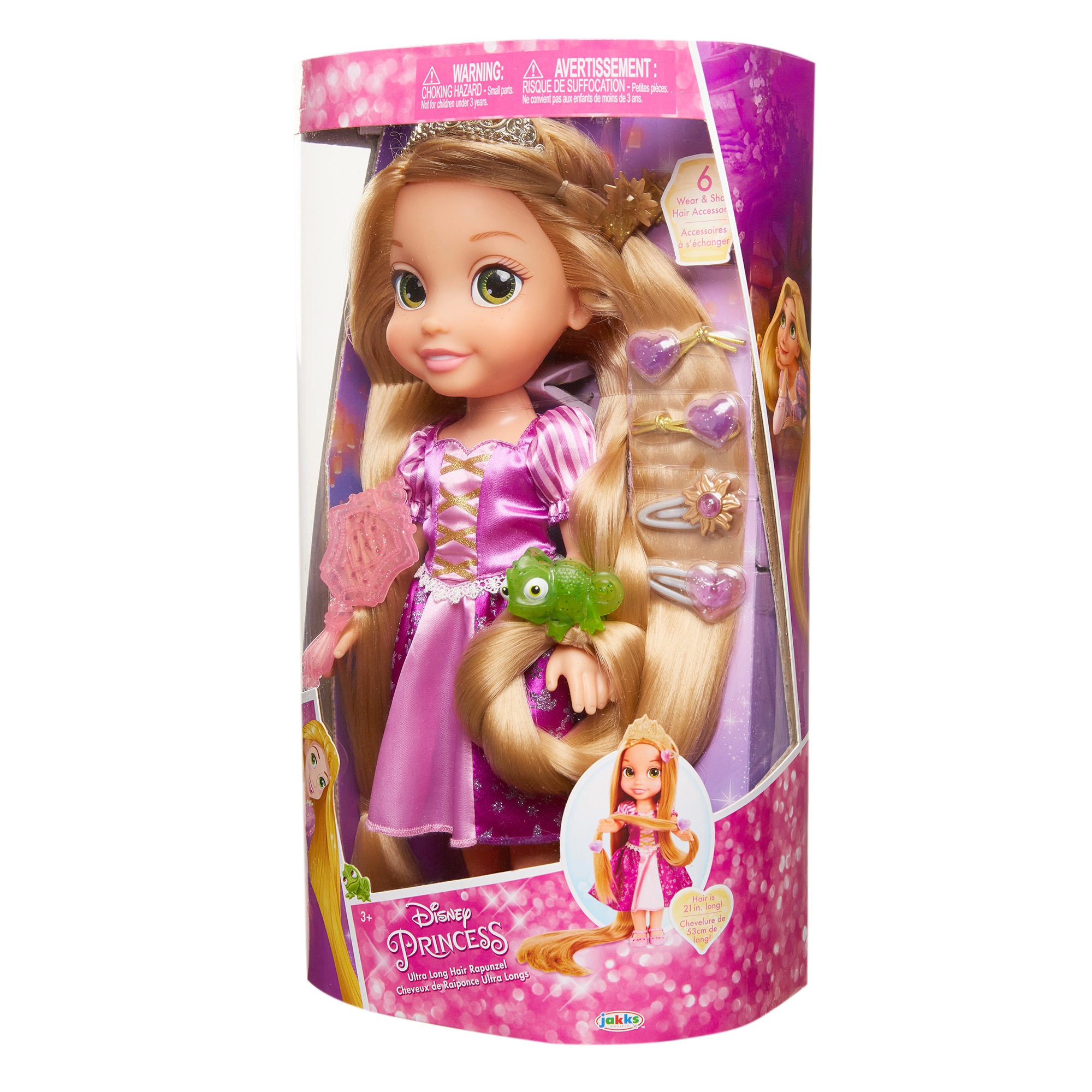 Muñeca Rapunzel 35 cm melena ultra larga Disney Princess 3