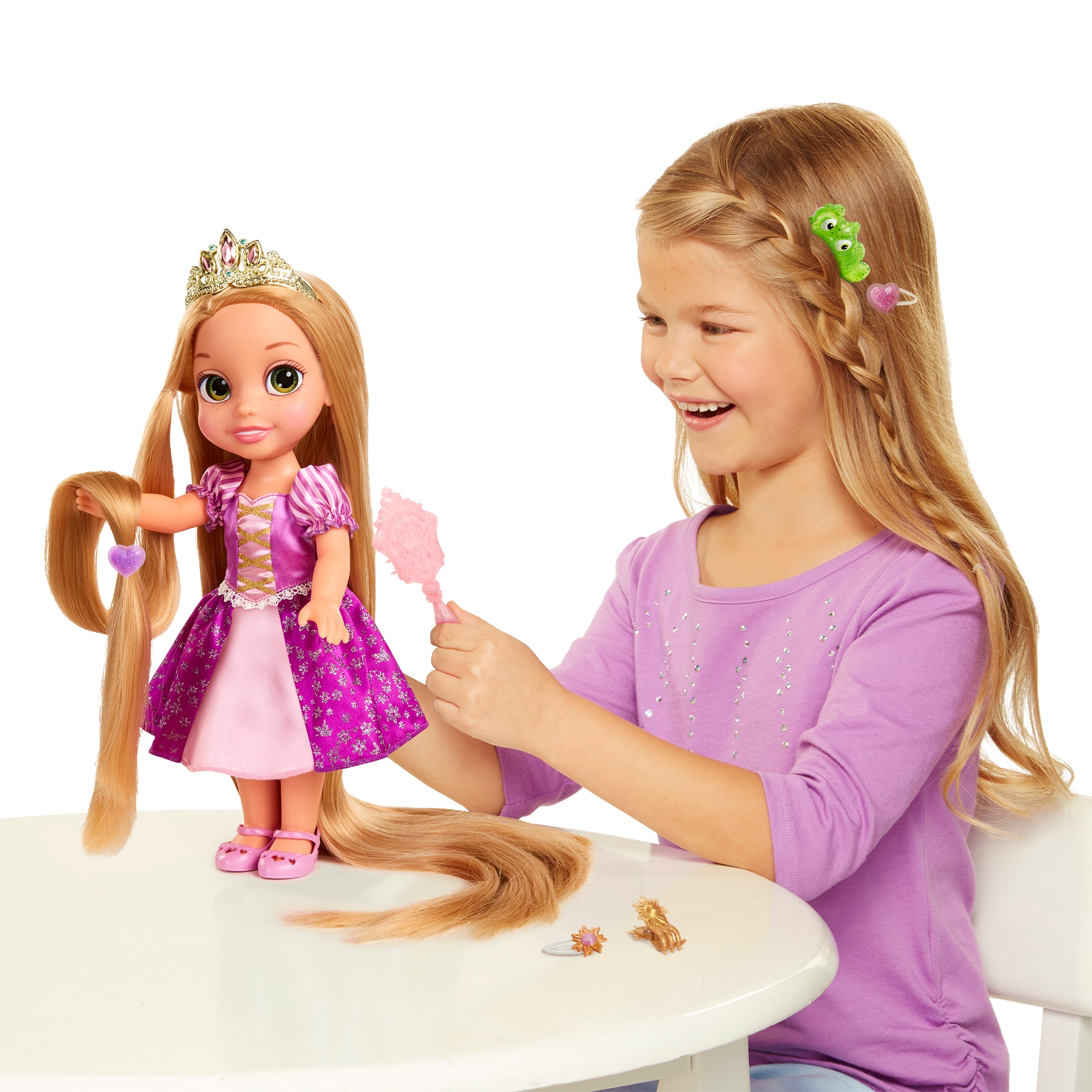 Muñeca Rapunzel 35 cm melena ultra larga Disney Princess 7