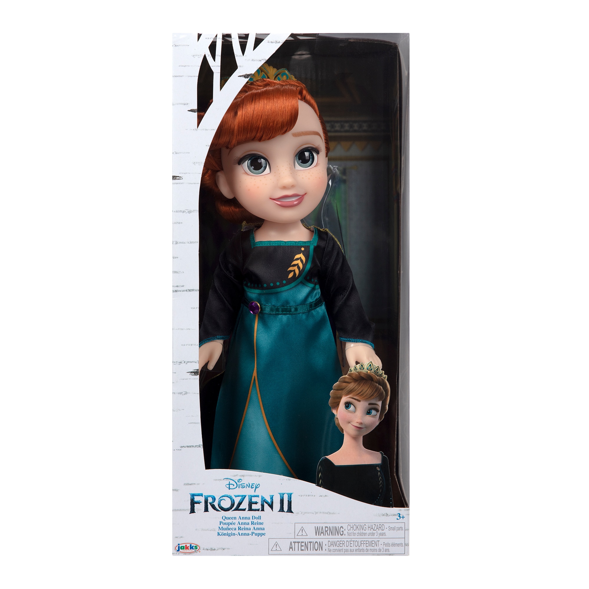 Muñeca Anna 35 cm con su vestido de Reina Disney Frozen II 2