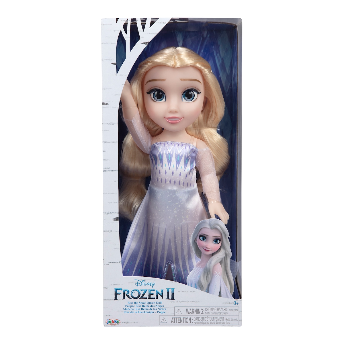 Muñeca grande Elsa Reina de las Nieves Disney Frozen 2