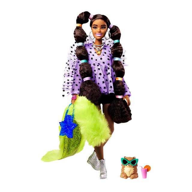 Imagen 0 de Muñeca con coleta burbujas Barbie extra
