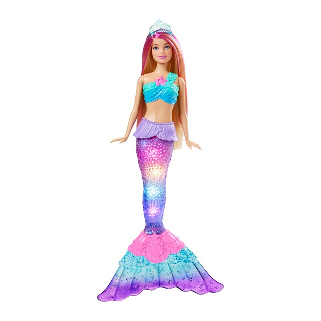 Imagem 0 de Barbie Sereia Malibu Luzes Mágicas Dreamtopia