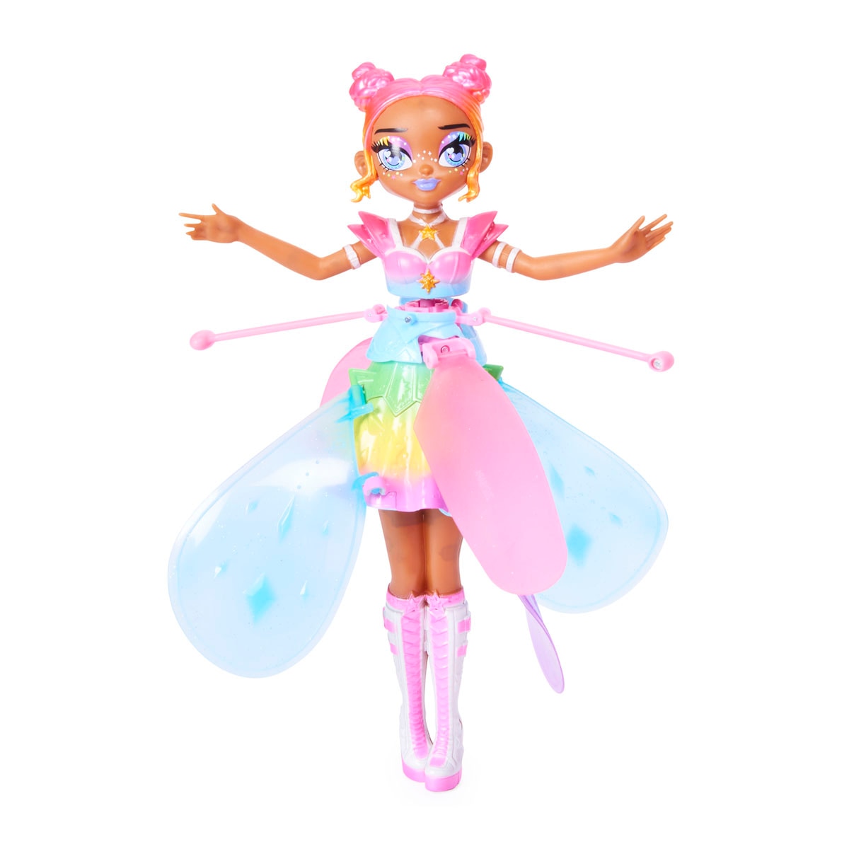 Hada Voladora Hatchimals Crystal Flyer Rainbow Glitter Idol 1