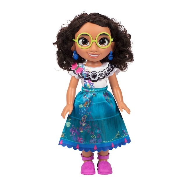Imagen 0 de Muñeca Mirabel Madrigal grande con su característico vestido de la película Encanto Disney
