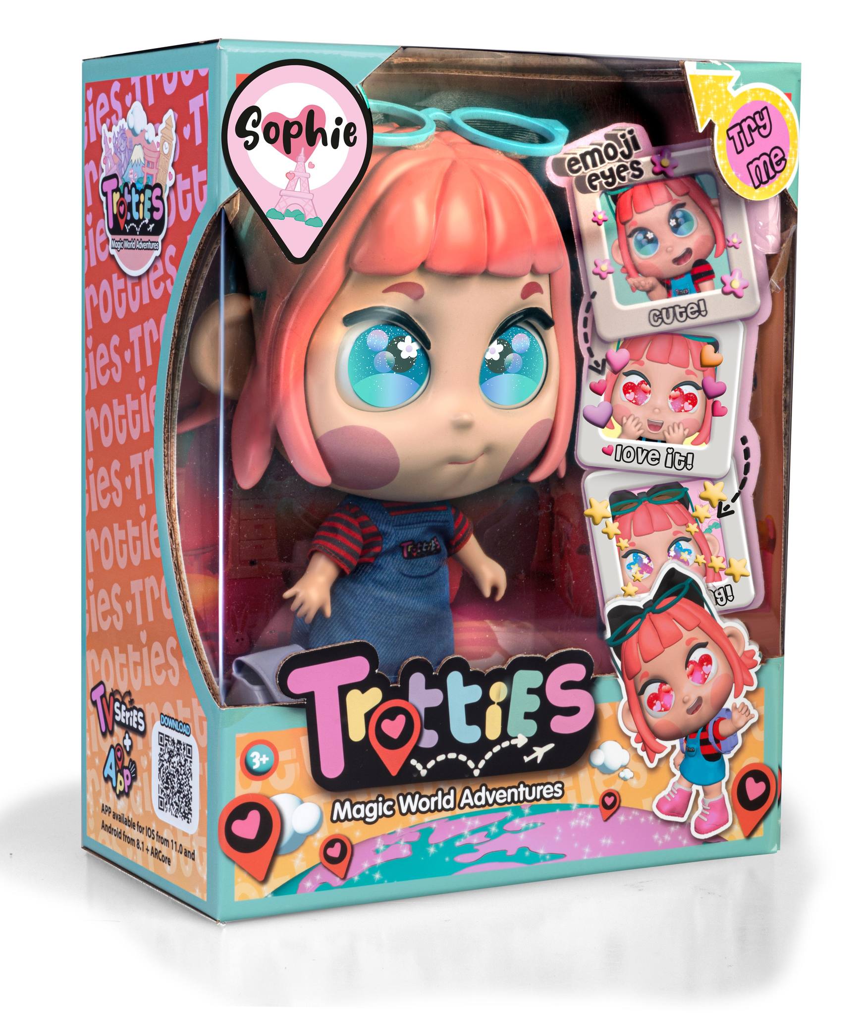 Muñeca de juguete Trottie Sophie Famosa 3