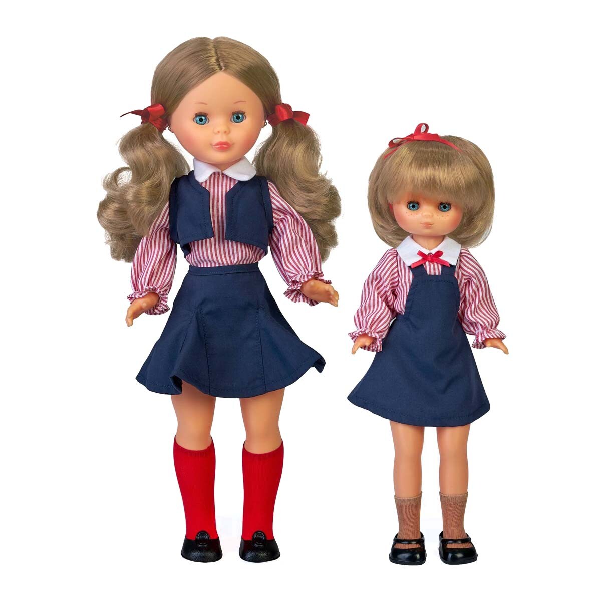 Pack Muñeca Nancy y Leslie Colegialas Reedición 2022 Nancy