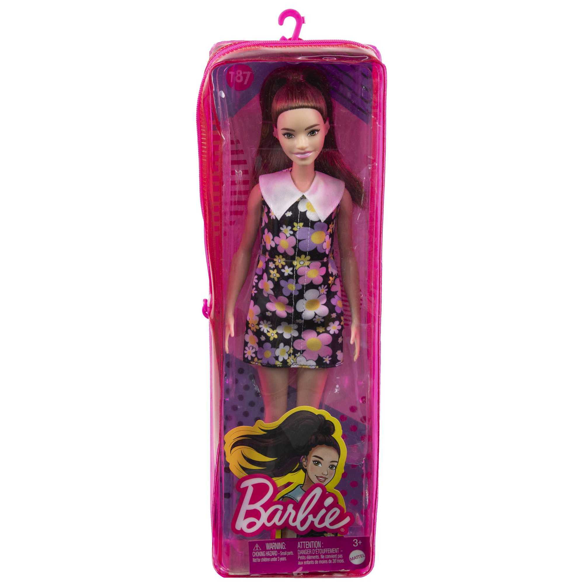 Muñeca con audífono Vestido Barbie Fashionista 7