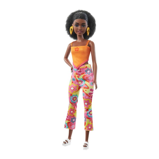 Imagen 0 de Muñeca alta con vestido morado Barbie Fashionista