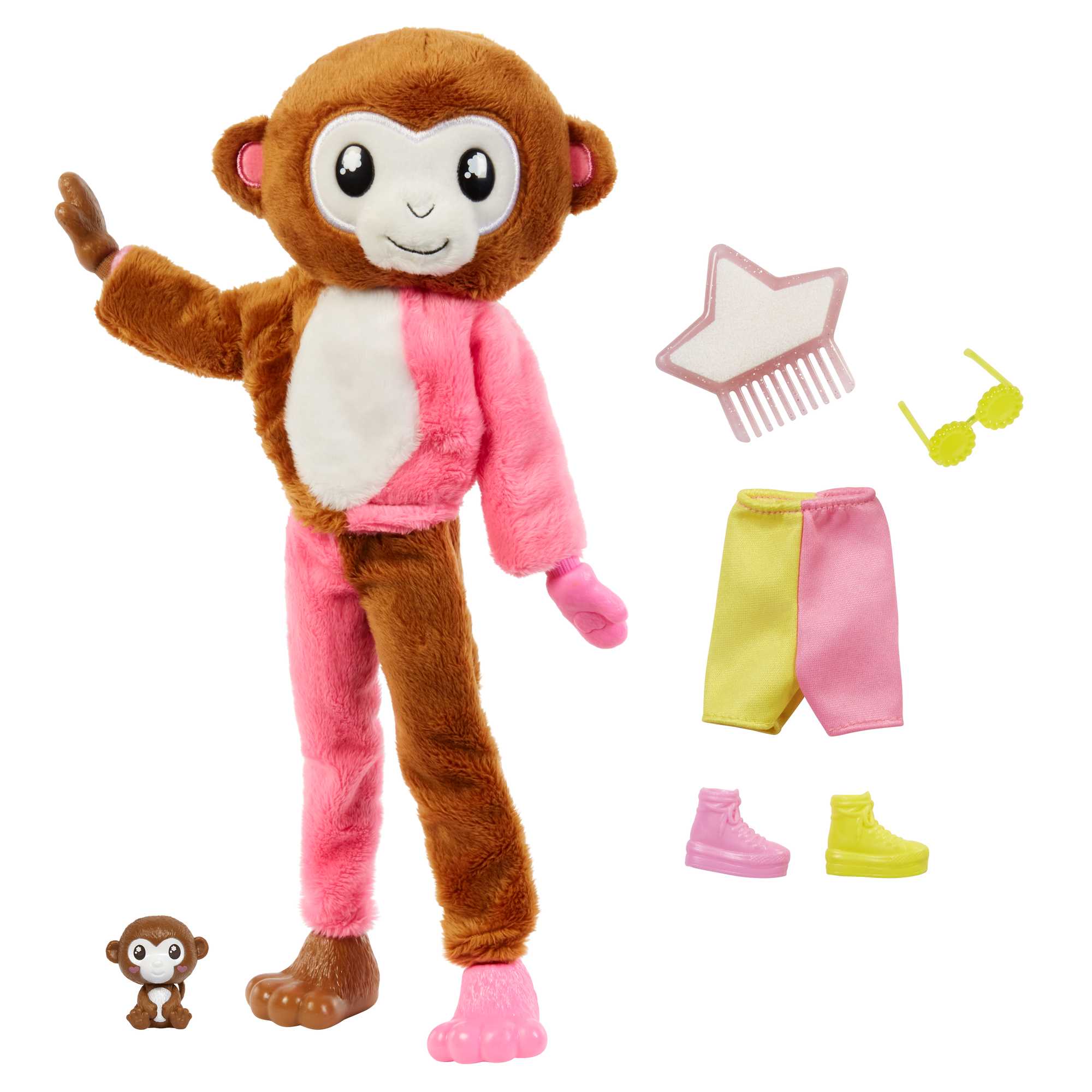 Muñeca con disfraz de mono Barbie Cutie Reveal 4