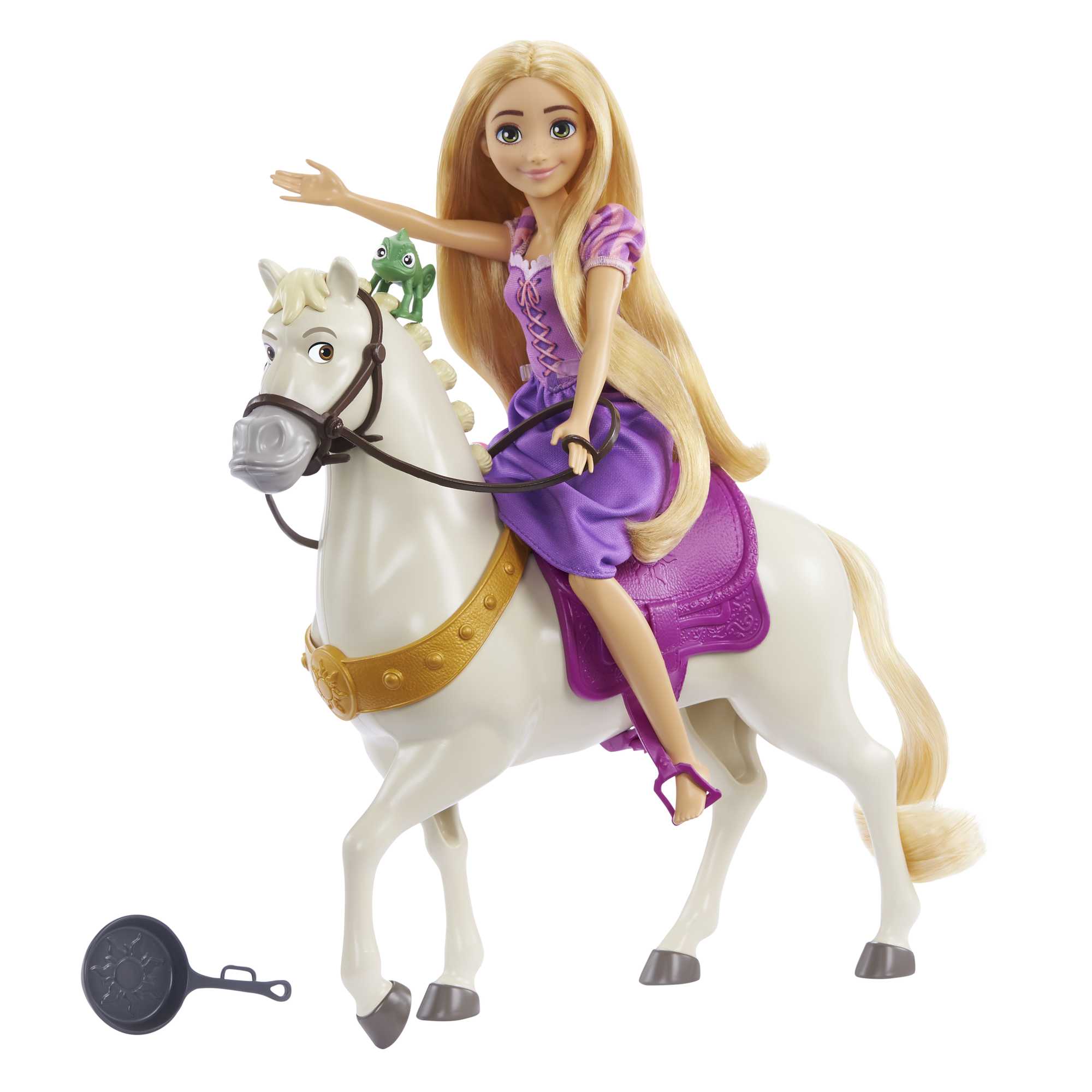 Muñeca Princesa Rapunzel con caballo Maximus Disney Princess 5