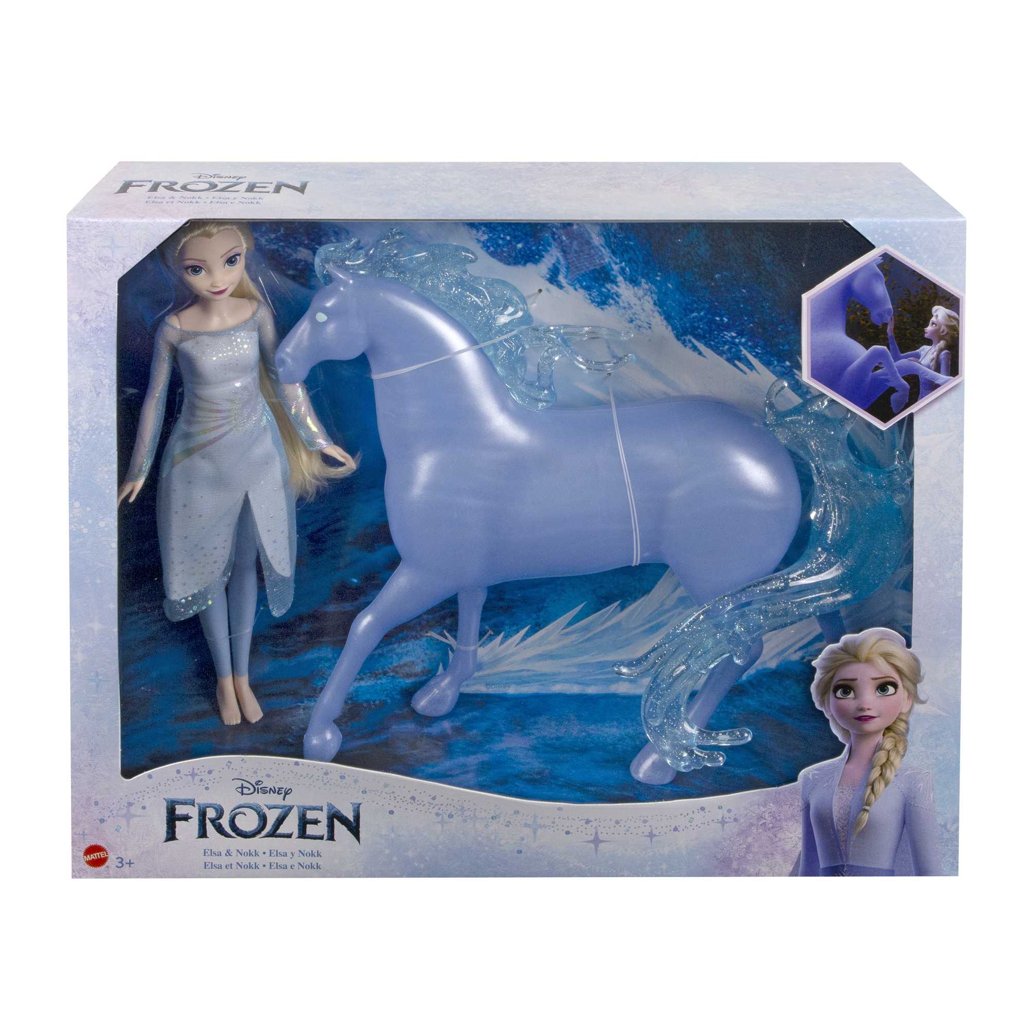 Muñeca Elsa y caballo Nokk Disney Frozen 6