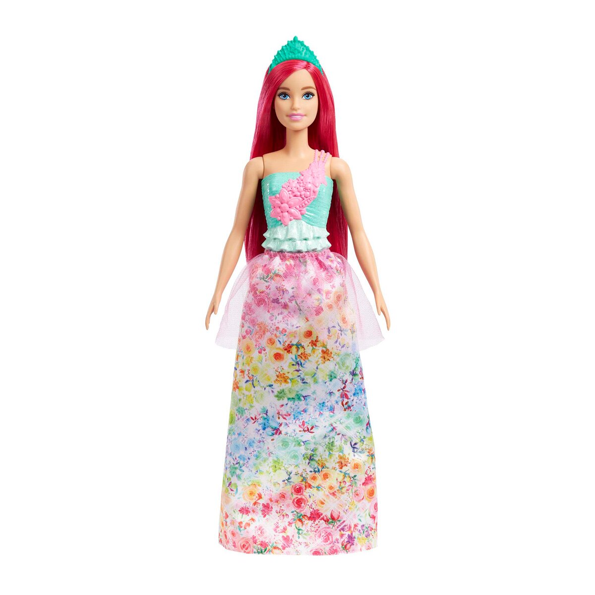 Muñeca Princesa rubia con corona rosa Barbie 1