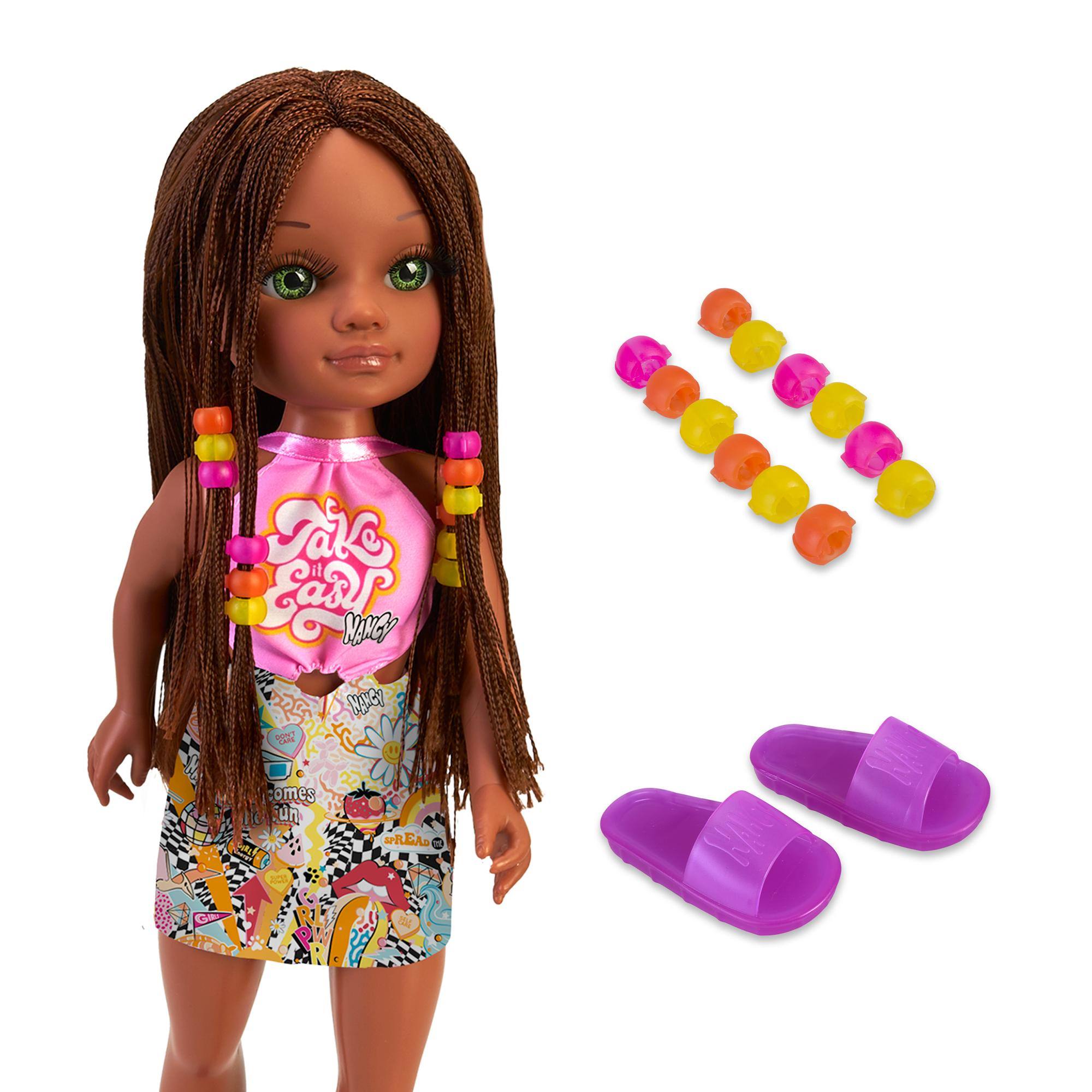 Muñeca Nancy, Un día de trenzas pelo castaño 8