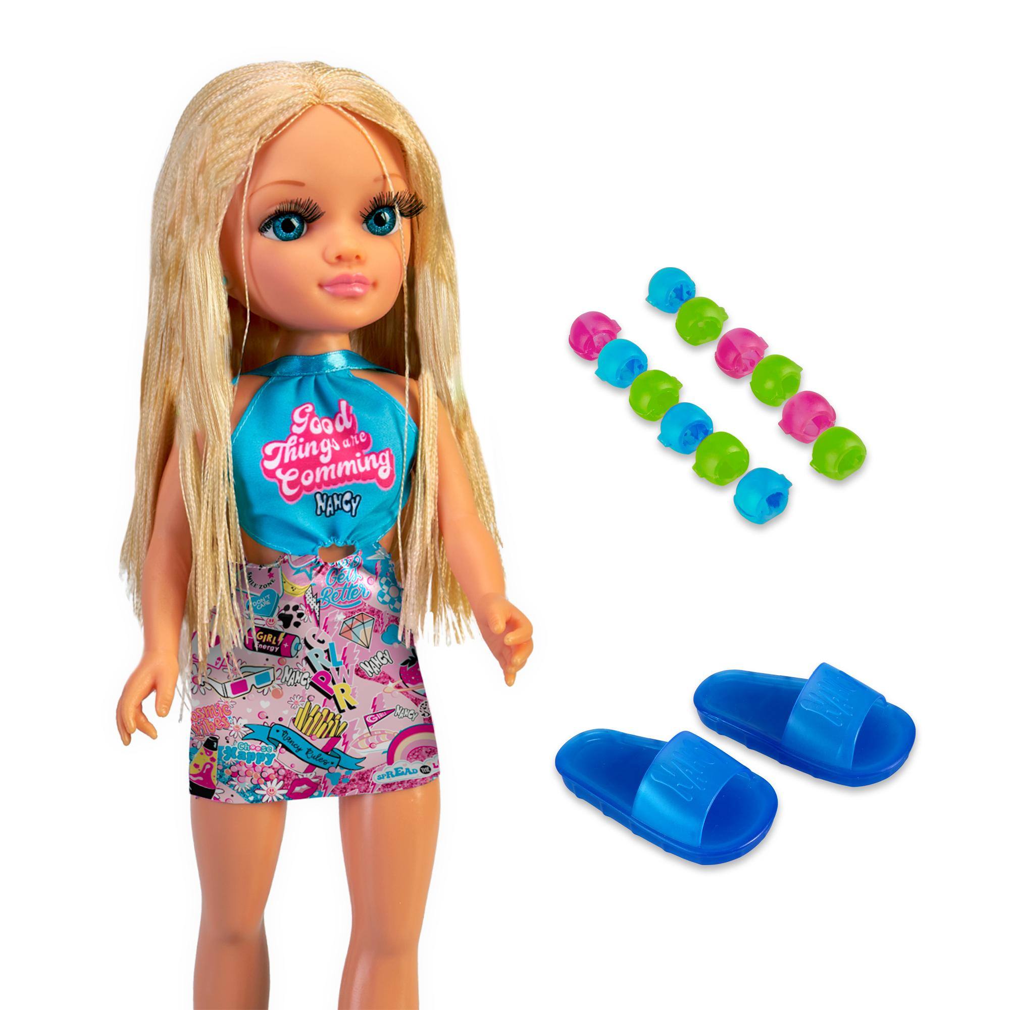 Muñeca Nancy, Un día de trenzas pelo rubio 4