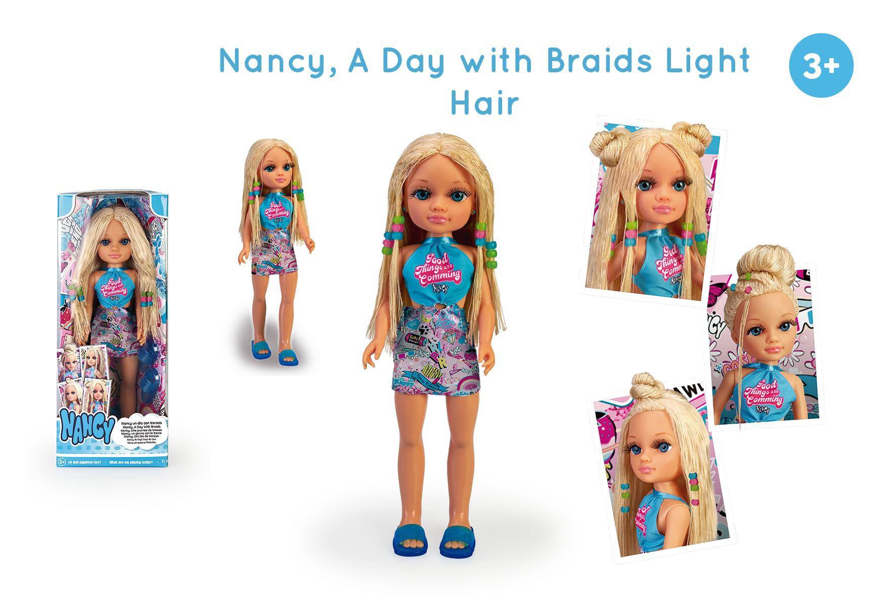 Muñeca Nancy, Un día de trenzas pelo rubio 7