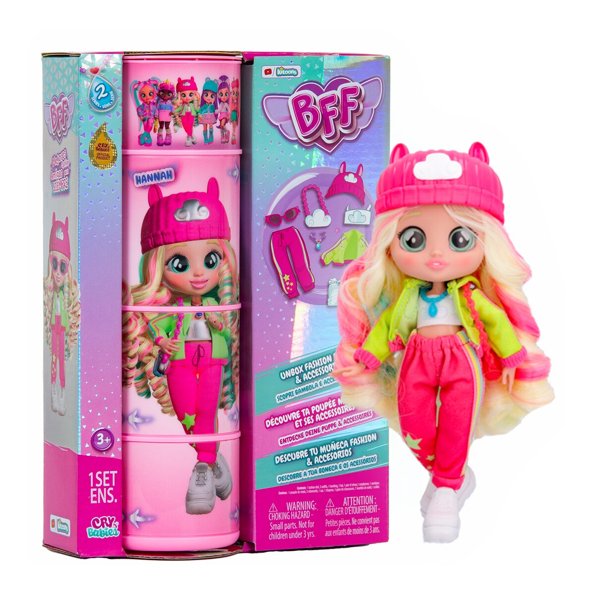Muñeca HANNAH BFF by Bebés Llorones · BFF · El Corte Inglés