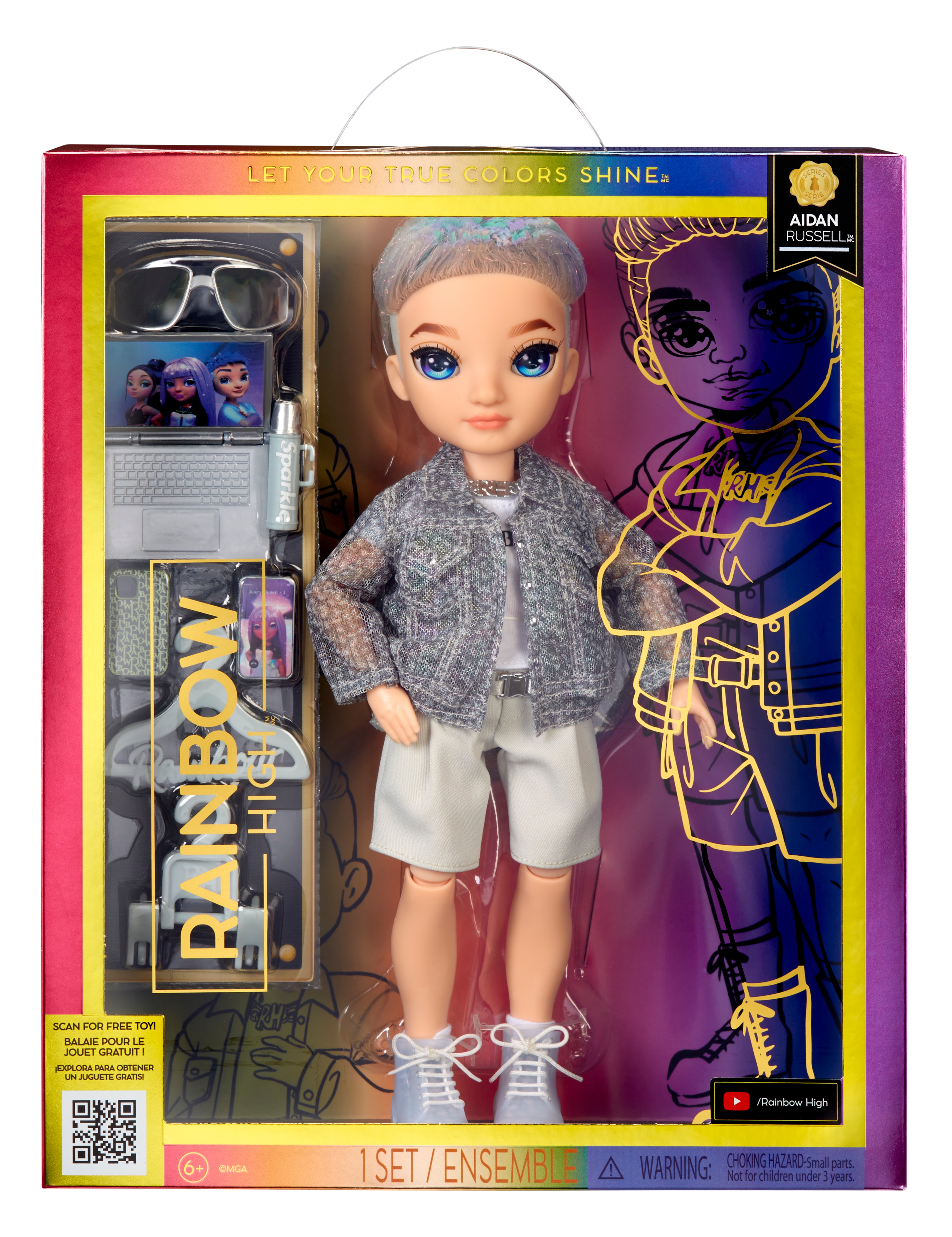 Muñeca Aidan Russell Rainbow High 2