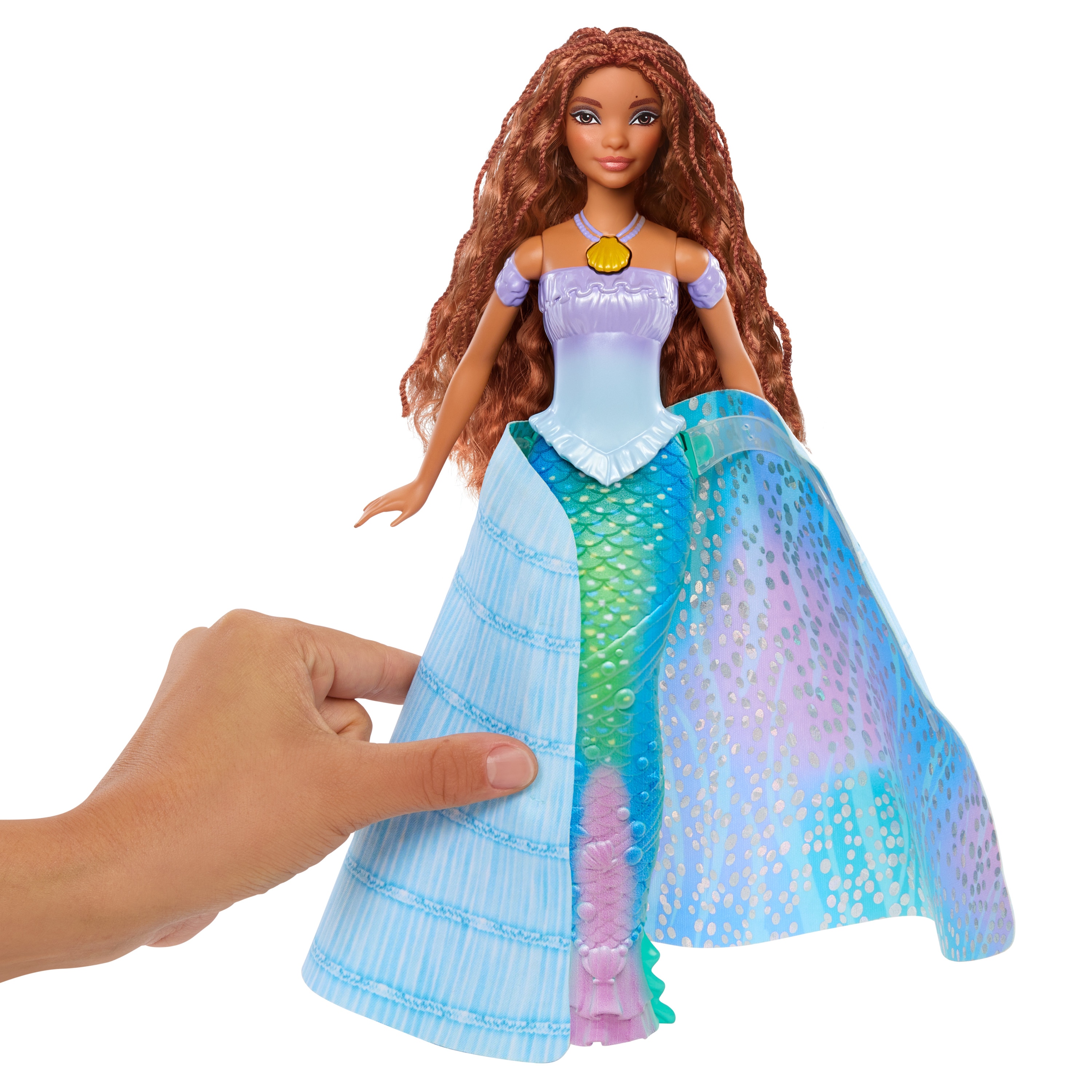 Muñeca Ariel humana a sirena Disney Scallop La sirenita Disney Princess Mattel 6