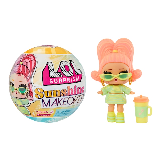Muñeca pequeña y Accesorios en Bola Sorpresa Sunshine Makeover  L.O.L. Surprise