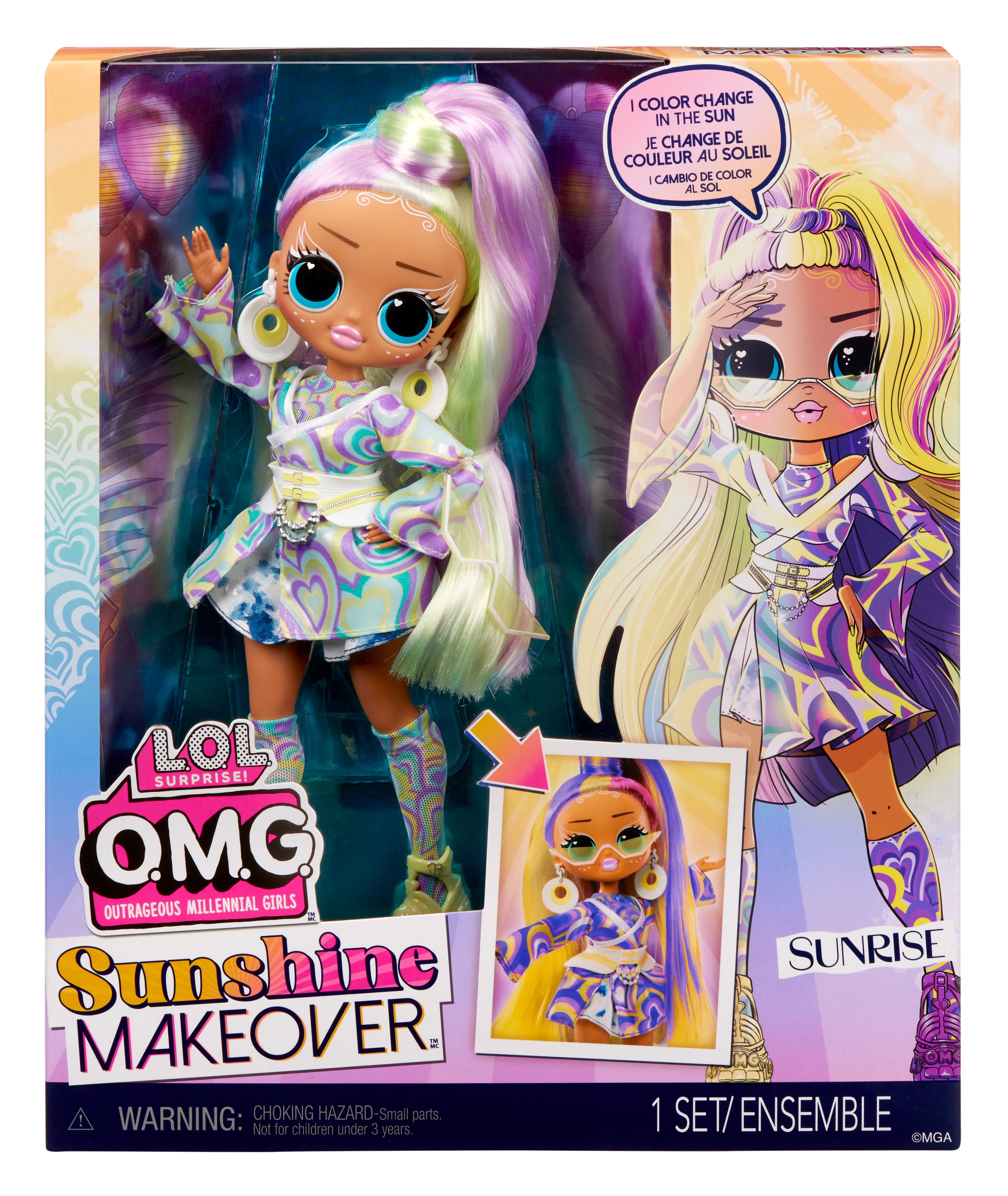Muñeca Sunshine Makeover Sunrise L.O.L. Surprise OMG 2