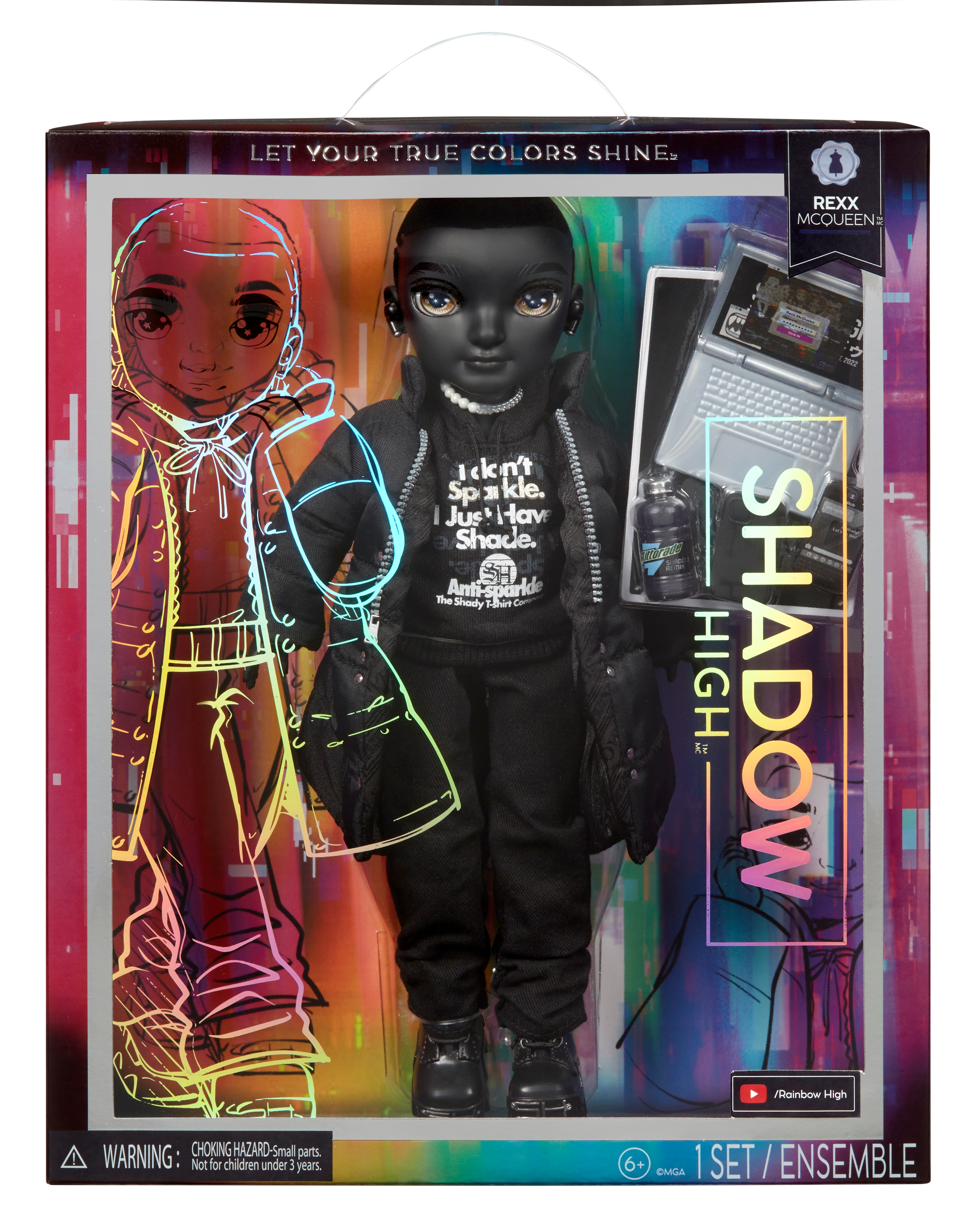 Muñeca Rexx Mcqueen Rainbow High Shadow High 2