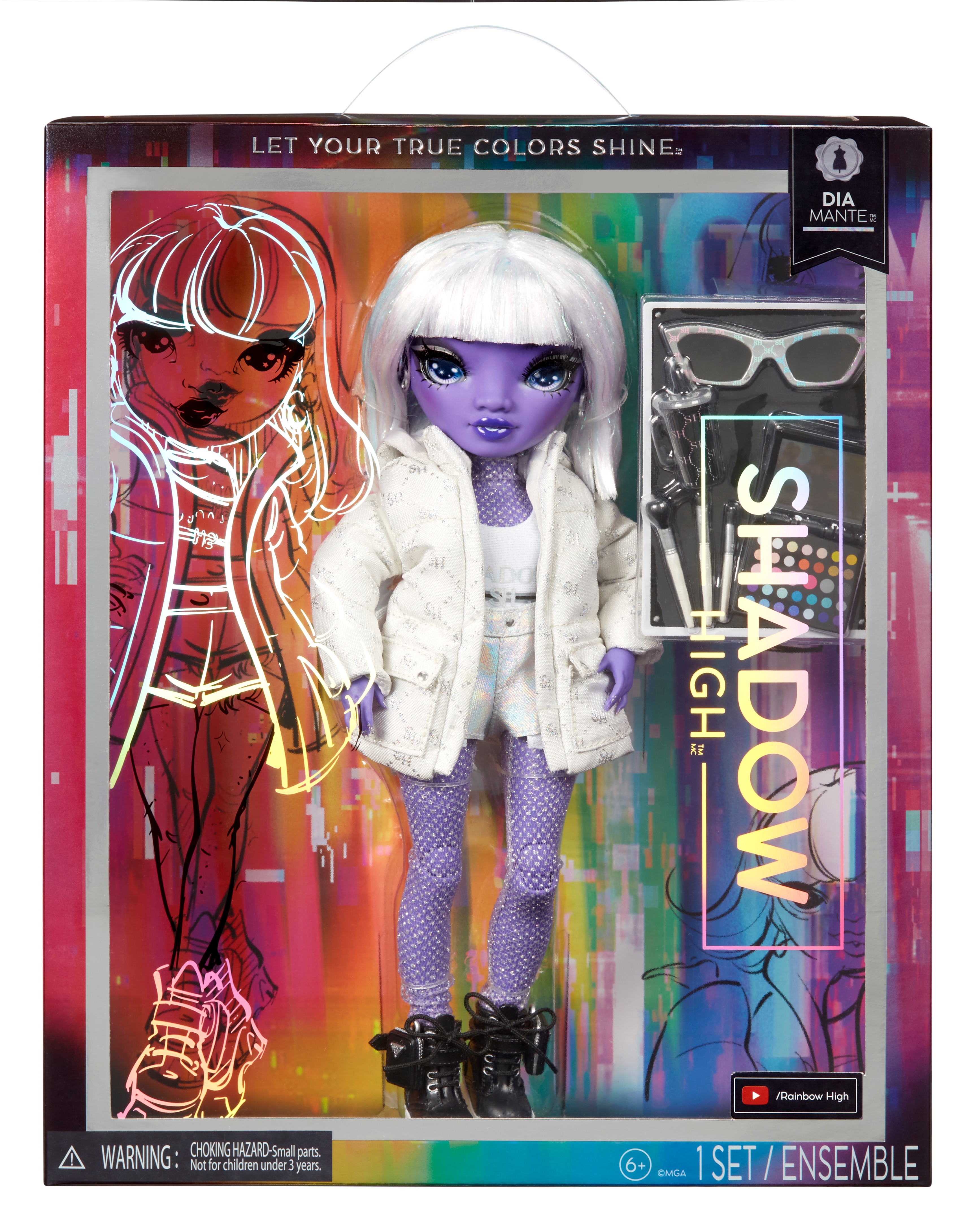 Muñeca Dia Monte Rainbow High Shadow High 2