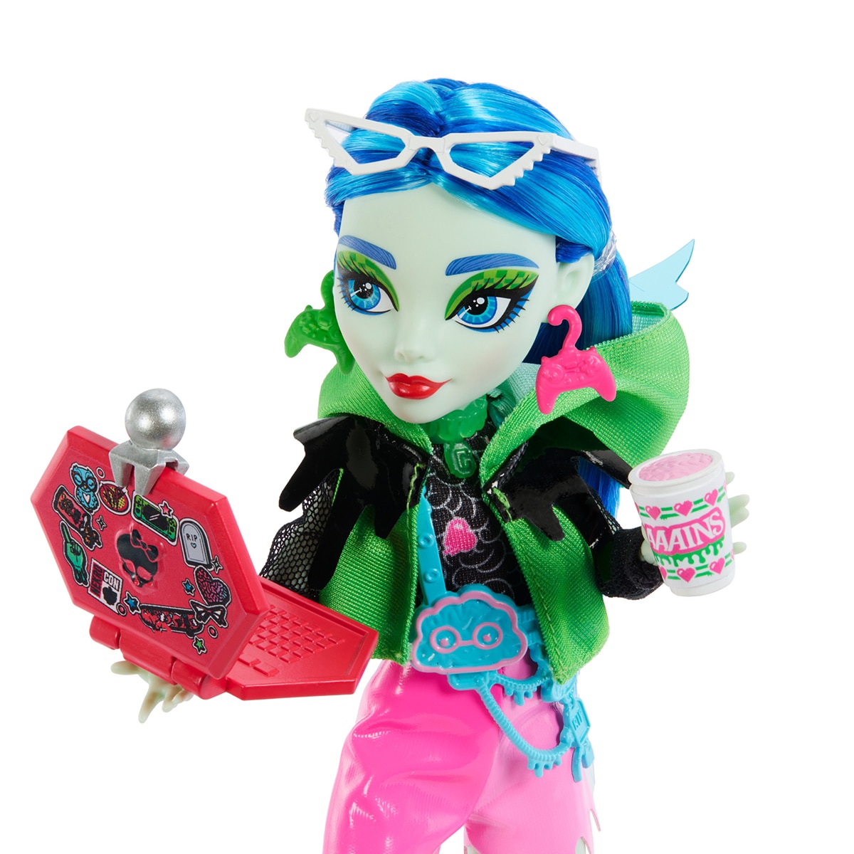 Muñeca Ghoulia con armario Skulltimate Secrets Serie 3 Monster High Mattel 3