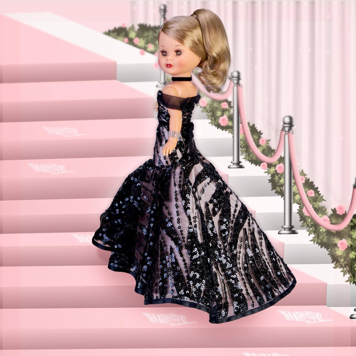 Famosa Nancy Gold Corte Ingles Muñeca Nancy Colección Gala 55