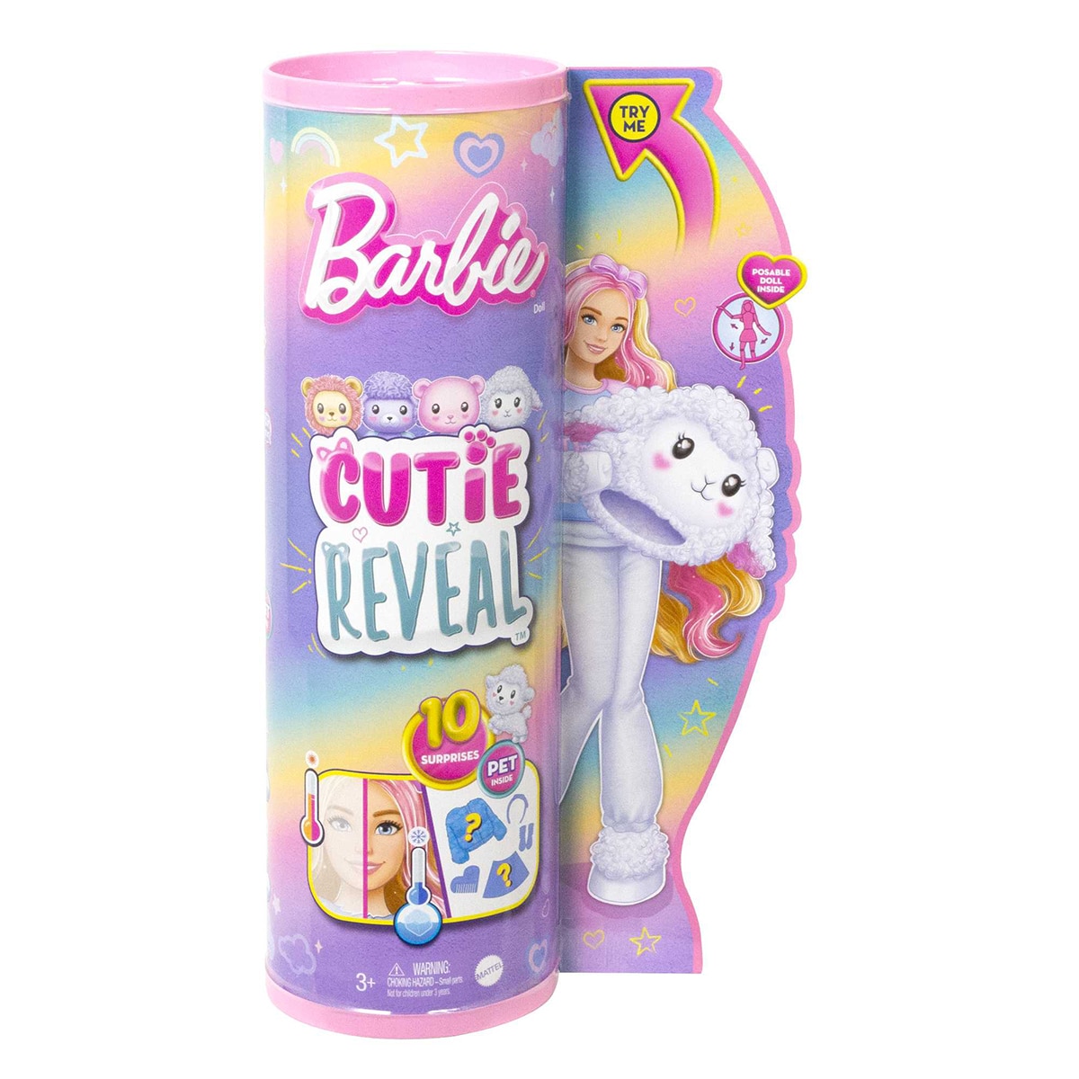 Barbie Cutie Reveal Muñeca con disfraz de oveja 6