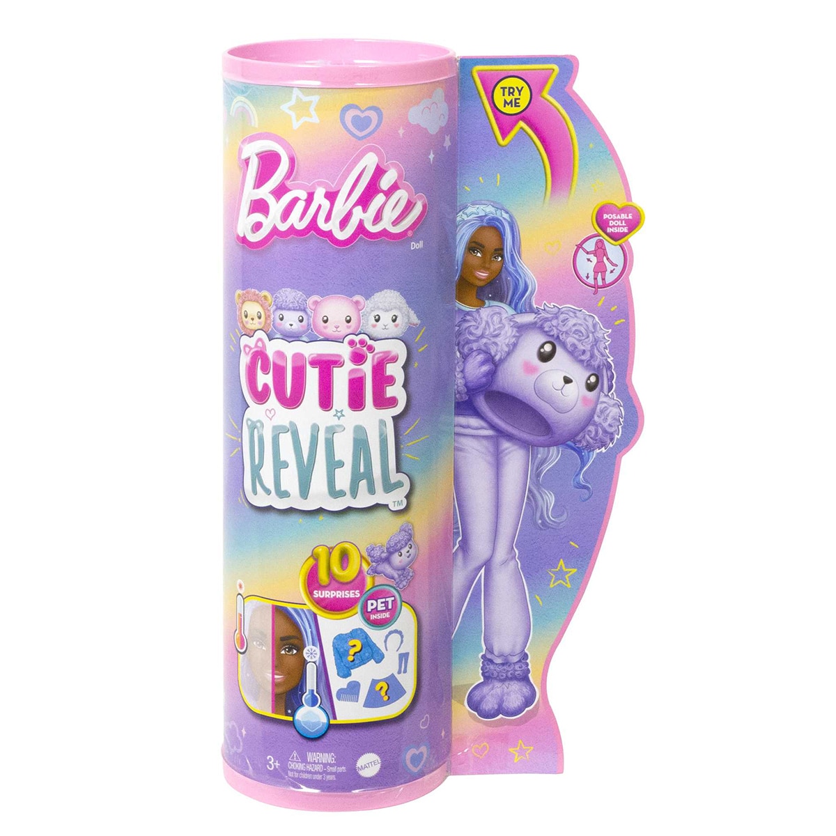 Barbie Cutie Reveal Muñeca con disfraz de caniche 6