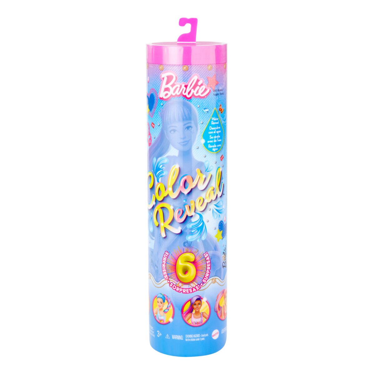 Barbie Color Reveal Denim Muñeca que revela sus colores con agua 8