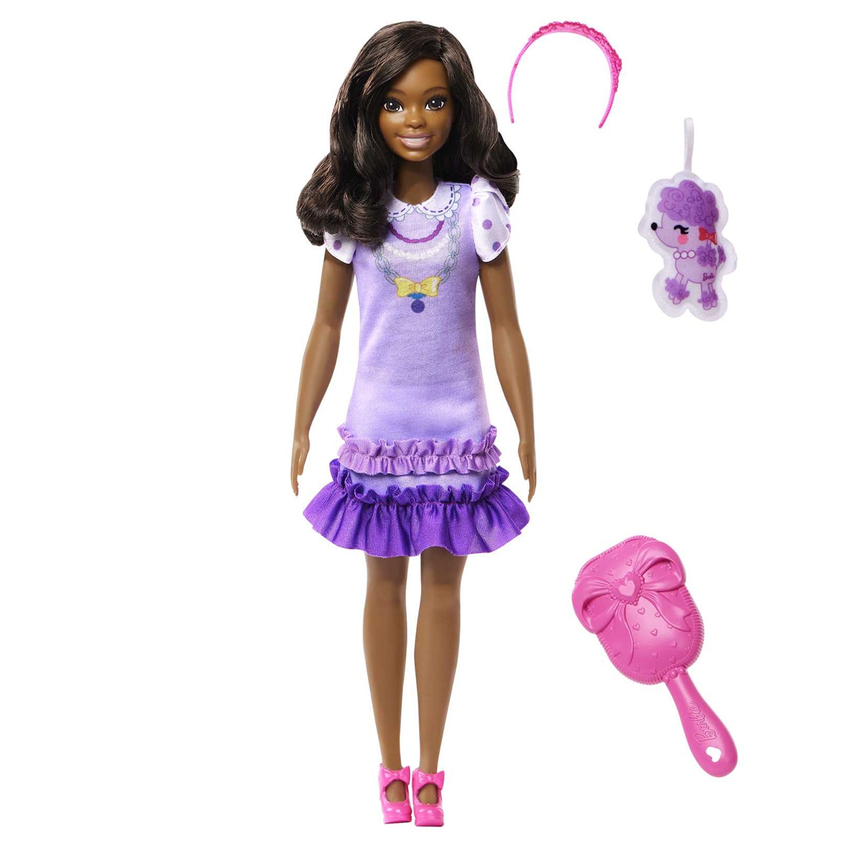 Barbie Mi primera Barbie Muñeca con accesorios Brooklyn 2