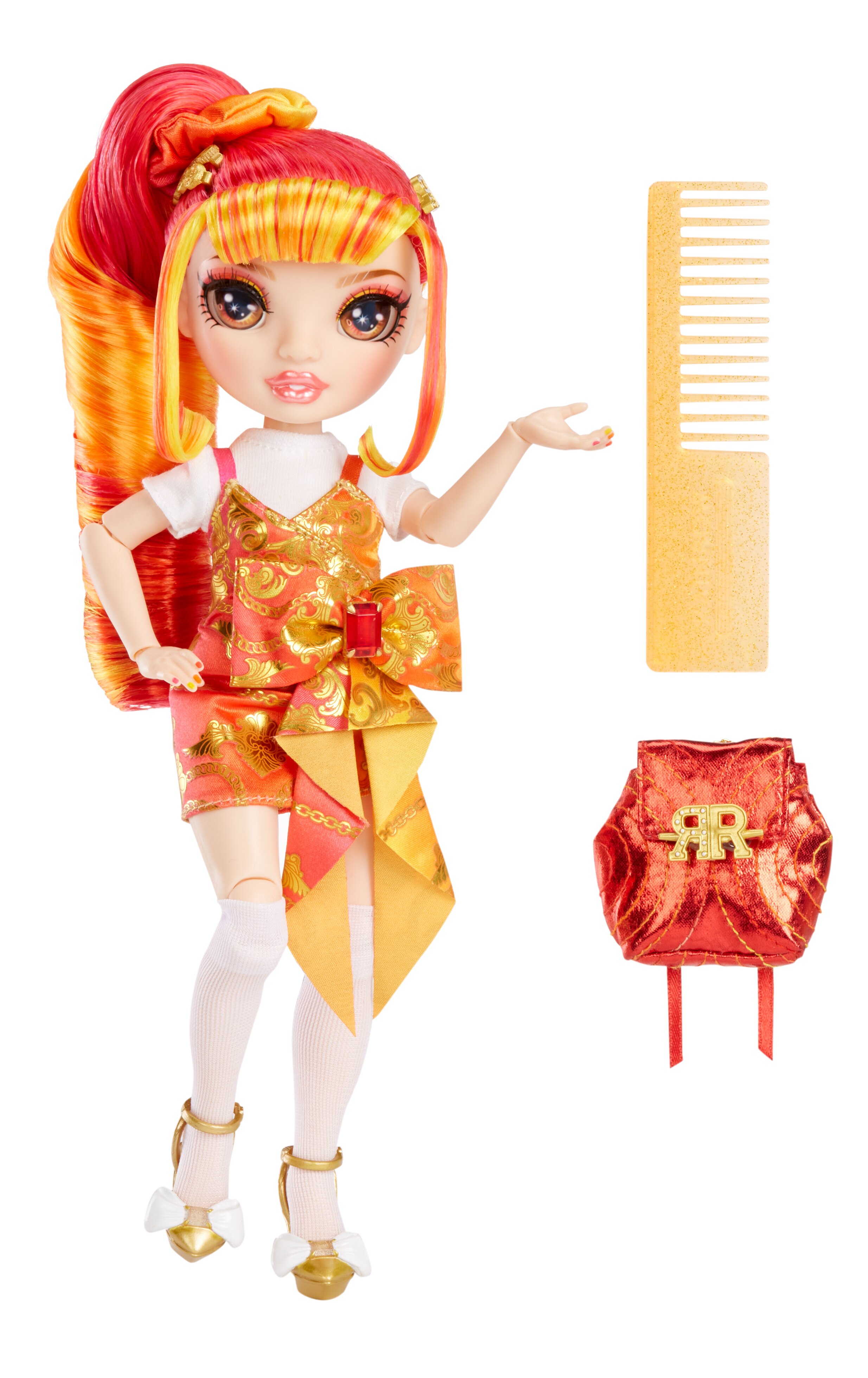 Muñeca Laurel De'Vious (Orange) Junior High Edicion Especial Rainbow High 4
